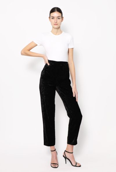 Saint Laurent Vintage Crushed Velvet Smoking Suit - 2 Saint Laurent Vintage Crushed Velvet Smoking Suit - 2