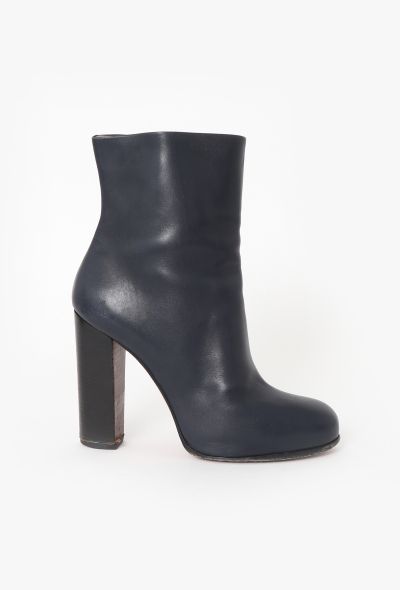 Céline F/W 2013 Navy Leather Boots - 1