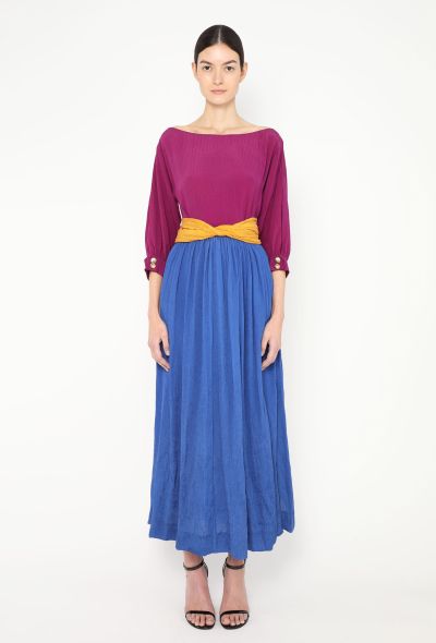 Saint Laurent Late '70s Pleated Silk 3-Piece Ensemble - 1 Saint Laurent Late '70s Pleated Silk 3-Piece Ensemble - 1
