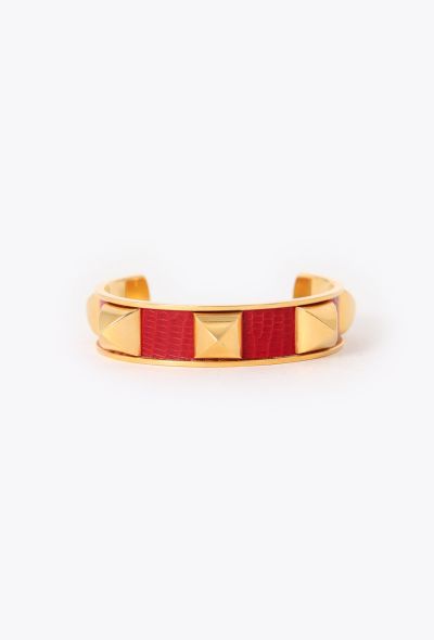 Hermès Vintage Lizard Médor Bracelet - 1 Hermès Vintage Lizard Médor Bracelet - 1