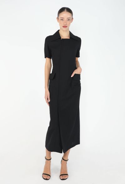 Yohji Yamamoto Tailored Twill Pocket Dress - 1