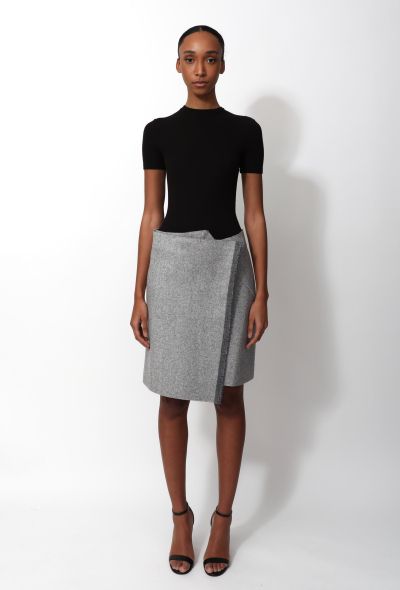 Céline Wrap Wool Skirt - 1