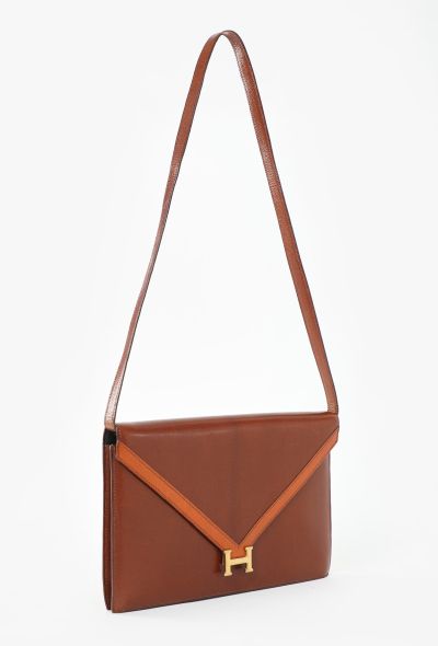 Hermès Rare '70s Bicolor Lydie Shoulder Bag - 2