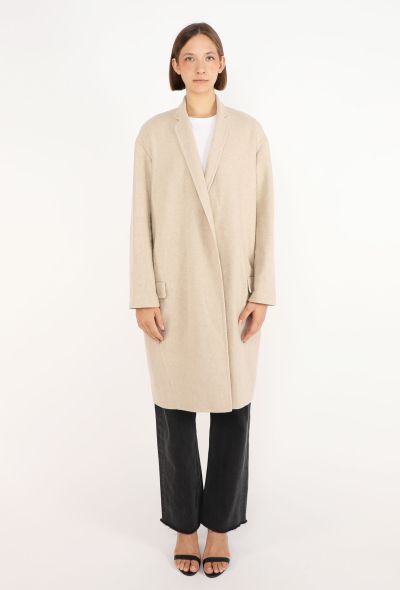 Céline Double-Face Cashmere Cocoon Coat - 1