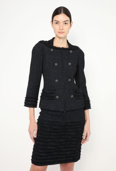 Chanel Tweed Tiered Trim Ensemble - 1