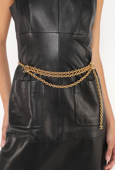 Chanel RARE 1985 Hammered 'CC' Belt - 1 Chanel RARE 1985 Hammered 'CC' Belt - 1