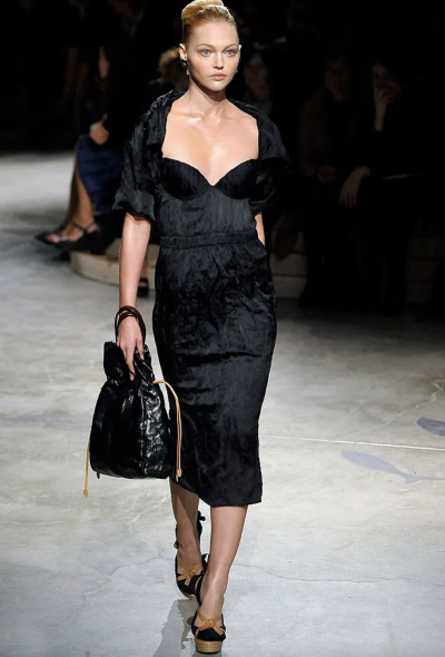Prada Draped Bustier Dress, S/S 2009 - 2
