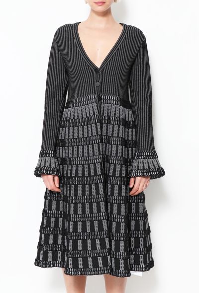 Alaïa Button-up Knit Dress - 2