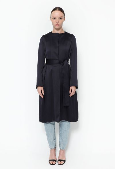                             2018 Silk Belted Coat