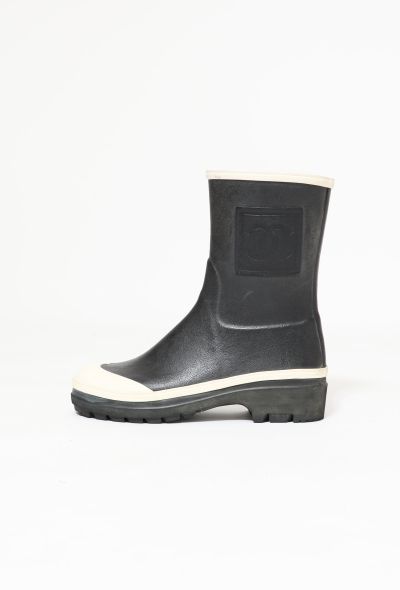                                         'CC' Bi-Color Rain Boots -1
