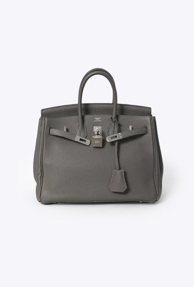 Hermès Gris Meyer Togo Birkin 25 - 2