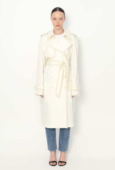Chanel STUNNING S/S 2004 Belted Trench Coat - 1
