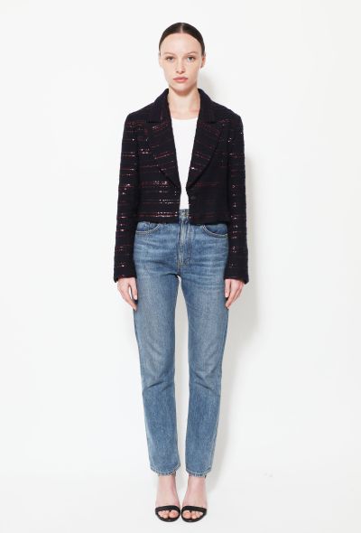 Chanel STUNNING Sequin Tweed Jacket - 2