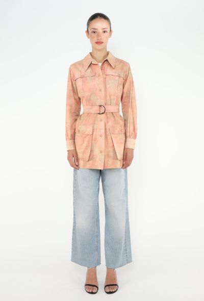 Saint Laurent ULTRA RARE 1969 Tie-Dye Safari Jacket - 2 Saint Laurent ULTRA RARE 1969 Tie-Dye Safari Jacket - 2