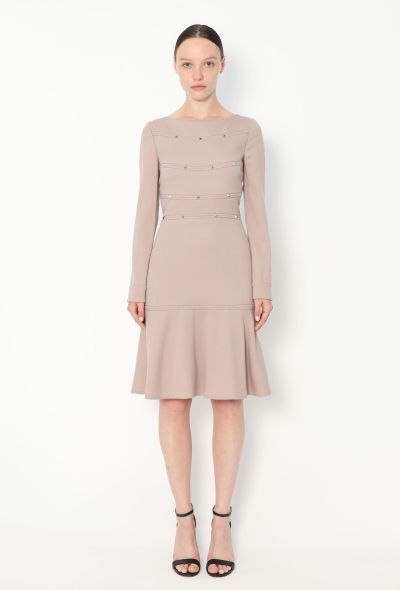 Valentino F/W 2011 Studded Crêpe Dress - 1 Valentino F/W 2011 Studded Crêpe Dress - 1