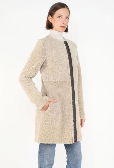 Céline Pre-Fall 2010 Shearling Coat - 1