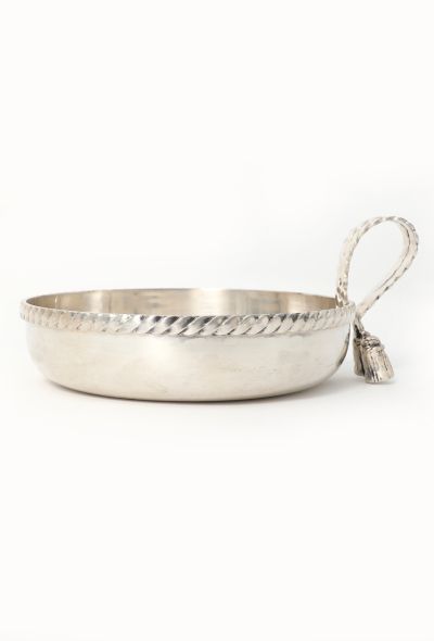 Vintage Objects & Decor '70s Silver Plated Tassel Bowl - 1 Vintage Objects & Decor '70s Silver Plated Tassel Bowl - 1