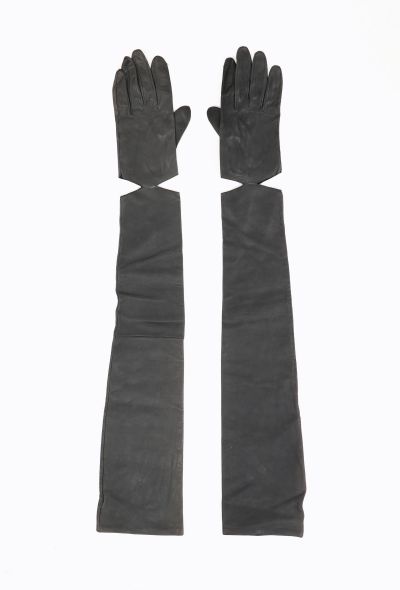 Balenciaga Lambskin Cut-Out Gloves, Early 2000s - 2
