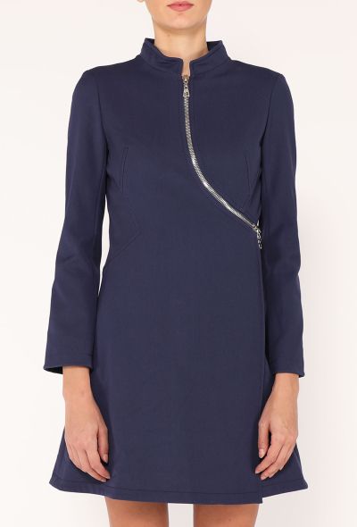 Louis Vuitton 2015 Asymmetrical Zip Mod Dress - 2