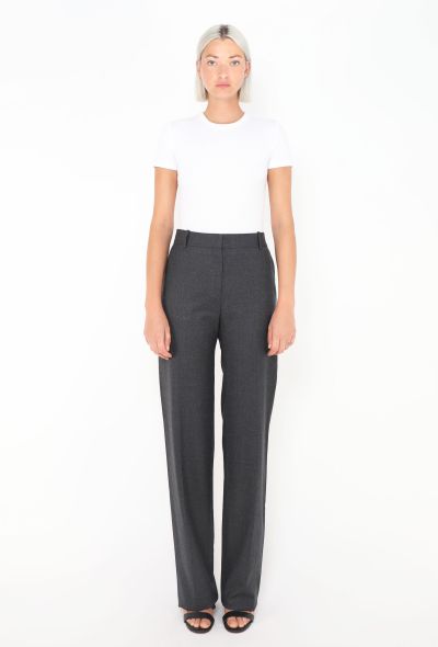 Céline Anthracite Cashmere Trousers - 1 Céline Anthracite Cashmere Trousers - 1
