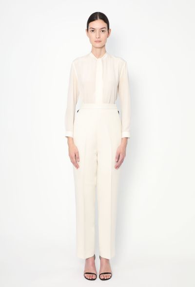 Céline F/W 2012 Leather Latch Trousers - 1 Céline F/W 2012 Leather Latch Trousers - 1