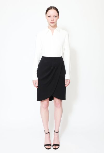                                         Draped 'CC' Tulip Skirt -1