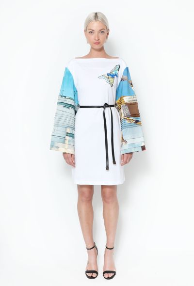Louis Vuitton S/S 2019 Printed Cotton Shift Dress - 1