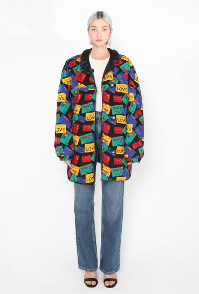 Saint Laurent Vintage Reversible Love Puffer Coat - 2 Saint Laurent Vintage Reversible Love Puffer Coat - 2
