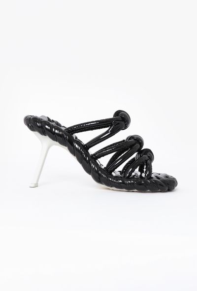 Loewe S/S 2023 Patent Knot Sandals - 1 Loewe S/S 2023 Patent Knot Sandals - 1