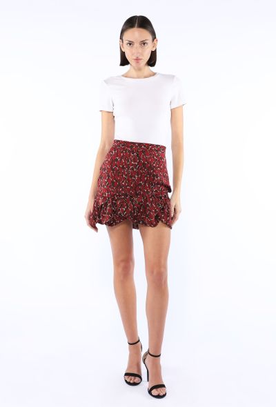 Saint Laurent Printed Ruffle Skirt, 2025 - 1