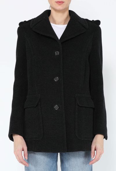 Prada F/W 1996 Wool Car Coat - 1