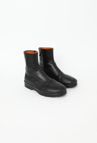 The Row 2021 Billie Leather Ankle Boots - 2