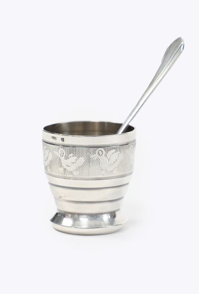 Vintage Objects & Decor 1960s Eldee Egg Cup & Spoon Set - 2