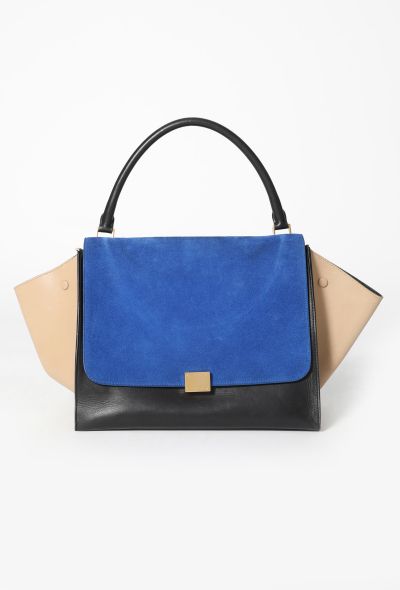 Céline Large Tricolor Trapeze Bag - 1 Céline Large Tricolor Trapeze Bag - 1