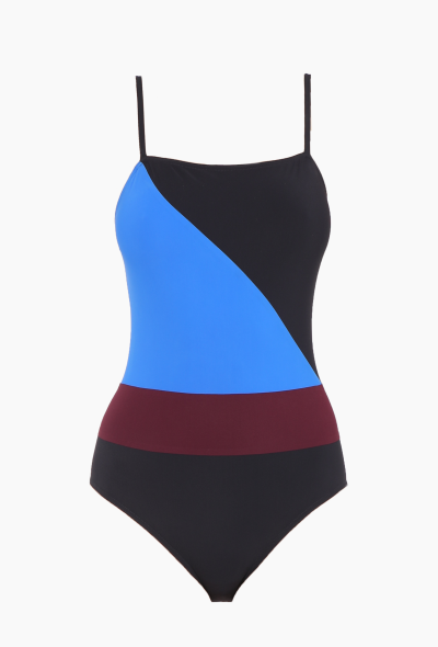 Hermès 'Albatros' Colorblock Swimsuit - 1 Hermès 'Albatros' Colorblock Swimsuit - 1