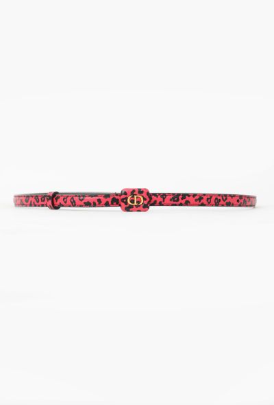 Dior Pre-Fall 2021 Leopard 'CD' Belt - 1