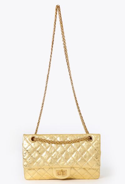 Chanel Gold 2.55 Medium Flap Bag - 1 Chanel Gold 2.55 Medium Flap Bag - 1