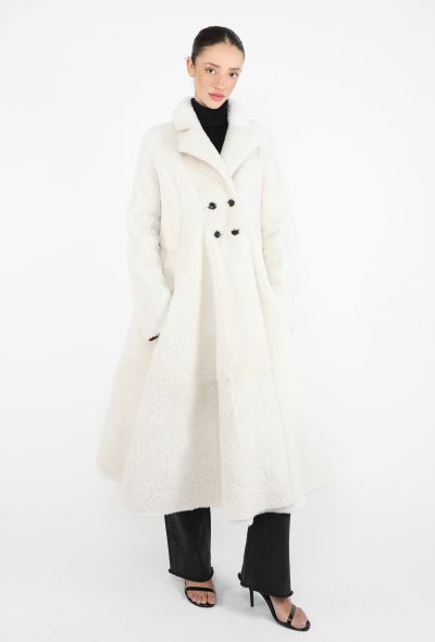Loewe F/W 2020 Shearling Trumpet Coat - 1