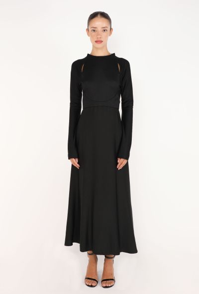 Geoffrey Beene Belted Bias Dress, 1991 - 2