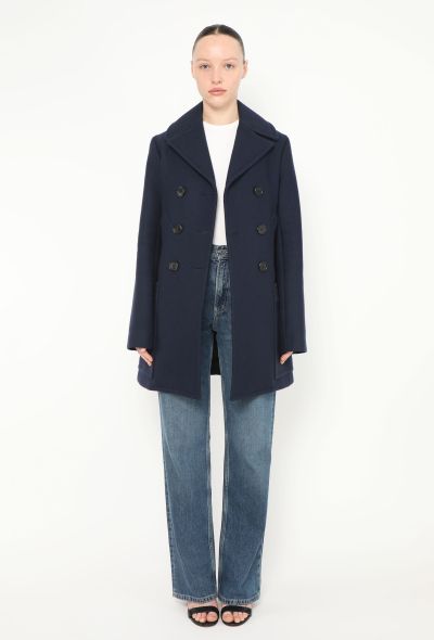 Céline Classic Double-Breasted Peacoat - 1