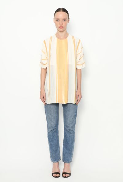 Chloé S/S 2012 Pleated Silk Tunic - 1 Chloé S/S 2012 Pleated Silk Tunic - 1