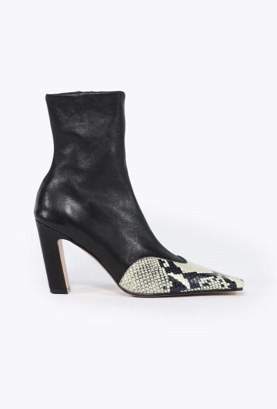 Khaite 2023 Embossed Calfskin Nevada Boots - 1 Khaite 2023 Embossed Calfskin Nevada Boots - 1