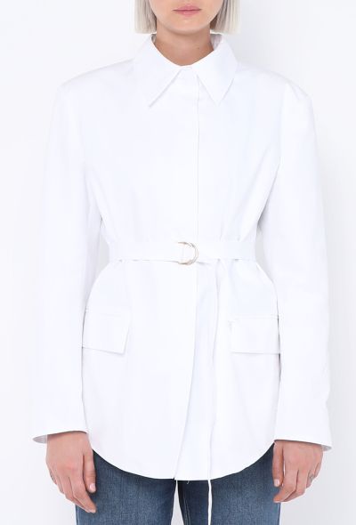 Valentino S/S 2024 Belted Poplin Jacket - 1