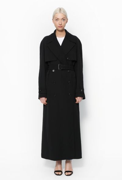 Paco Rabanne Classic Belted Trench Coat - 1
