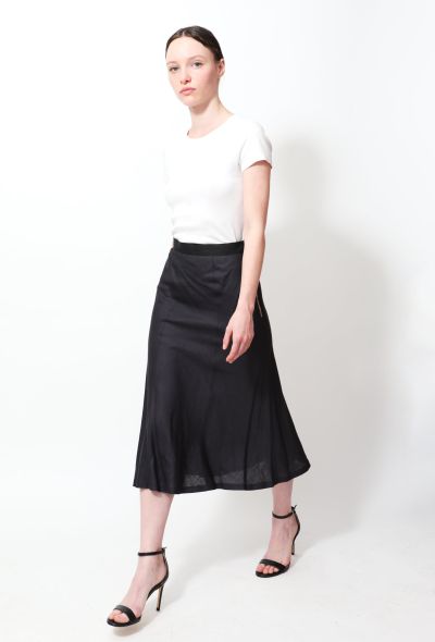                                         2001 Linen Slip Skirt-2
