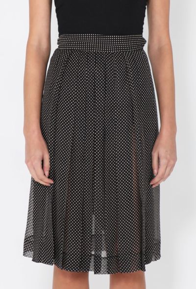 Prada Spotted Silk Chiffon Wrap Skirt, 2026 - 2