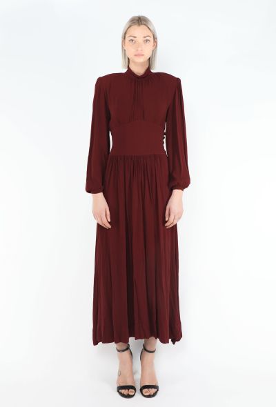 '30s Gathered Midi Dress - 1