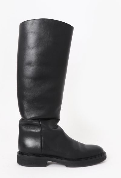 Khaite Pre-Fall 2020 Leather Derby Boots - 1
