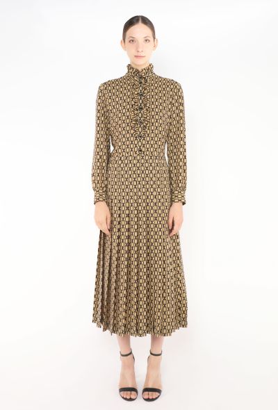 Céline F/W 2019 Printed Smock Dress - 1 Céline F/W 2019 Printed Smock Dress - 1