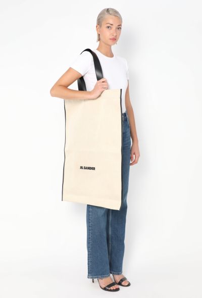 Jil Sander Book Canvas Tote Bag - 2 Jil Sander Book Canvas Tote Bag - 2